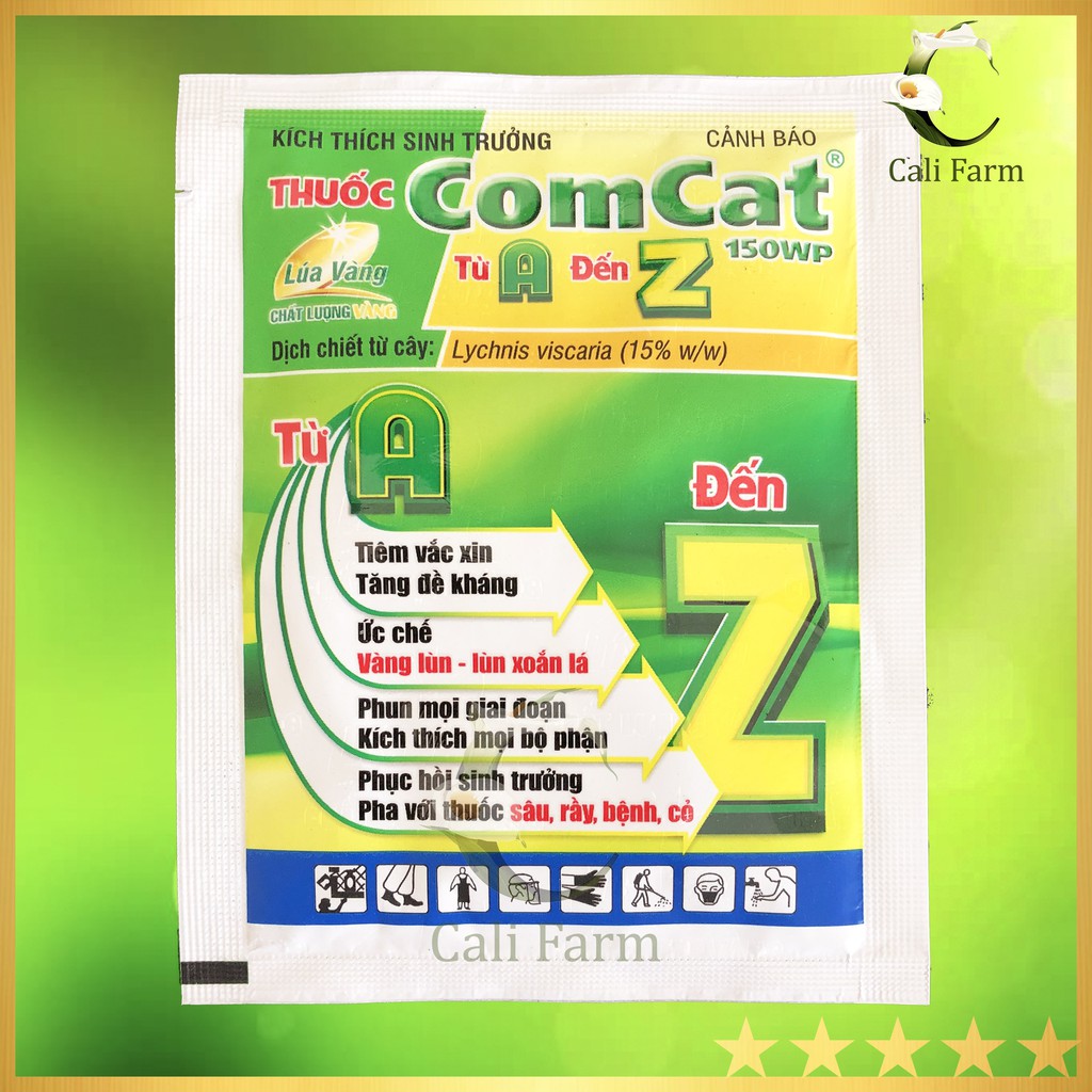 Phân bón Kích thích sinh trưởng Comcat 150WP từ A đến Z gói 7.55 gr