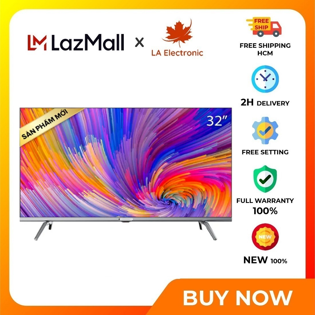 Smart tv hd coocaa 32 inch 32s3u+ - hàng chính hãng - miễn phí vận chuyển hcm