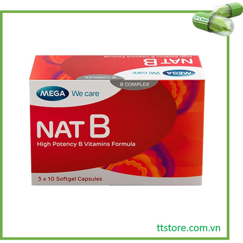 NAT B Mega We care (H/30 viên) [natb, nat b]