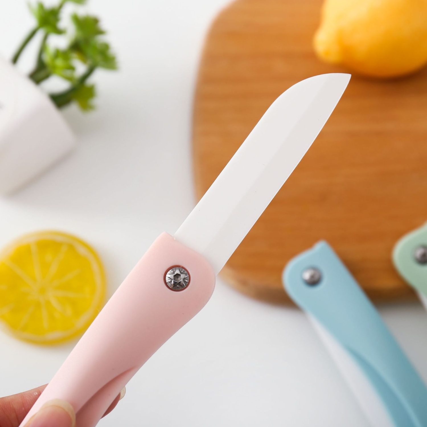 Japanese Folding Fruit Knife, Multifunctional Folding Knife Convenient for Travel