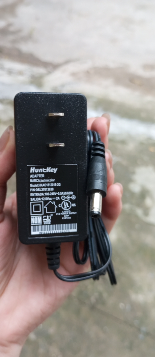 Nguồn camera 12V 2A chân cắm 5.5mm x 2.1mm