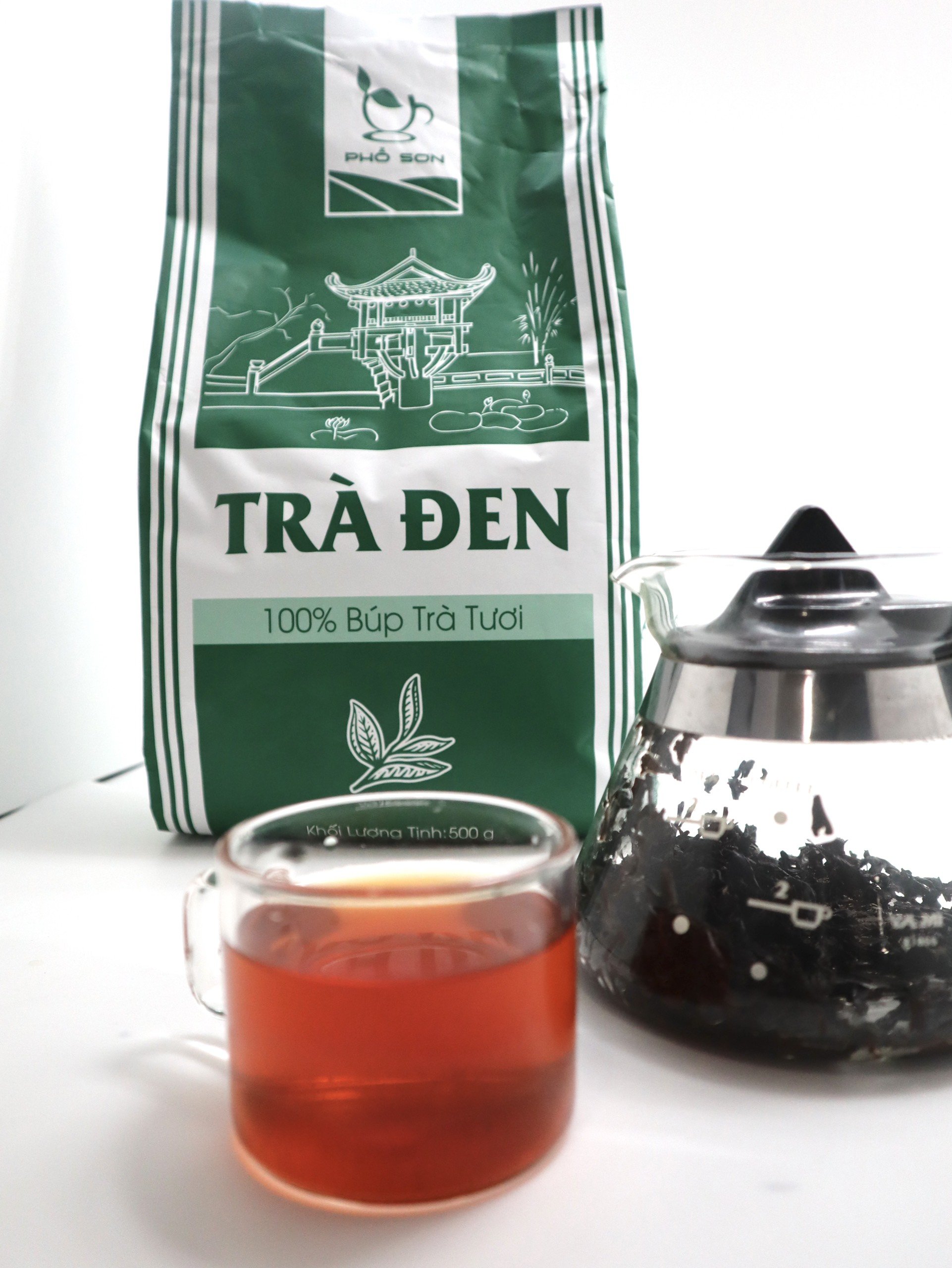 Trà Phổ Sơn 500gr [ Trà đen - Trà xanh lài ]