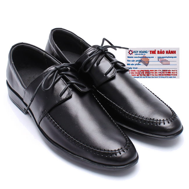Giày tây nam da bò màu đen HK7109