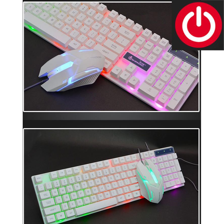 BỘ PHÍM CHUỘT LED CHƠI GAMEPHÍM CHUỘT GIẢ CƠ