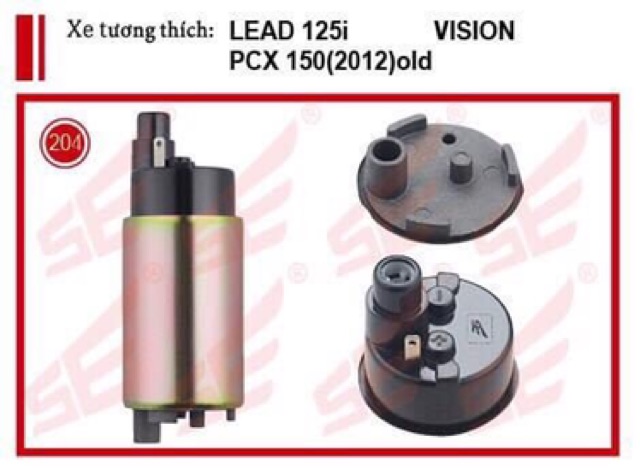 Mô Tơ Bơm Xăng Lead 125, Vision , Pcx 150( 2012)