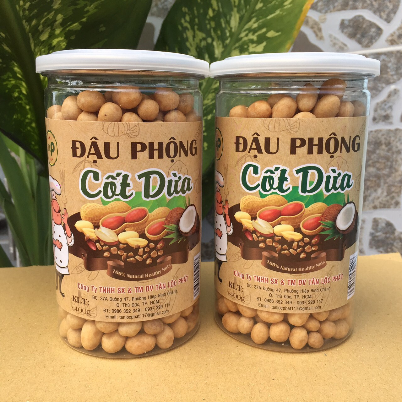 ĐẬU PHỘNG CỐT DỪA TÂN LỘC PHÁT HŨ 500G