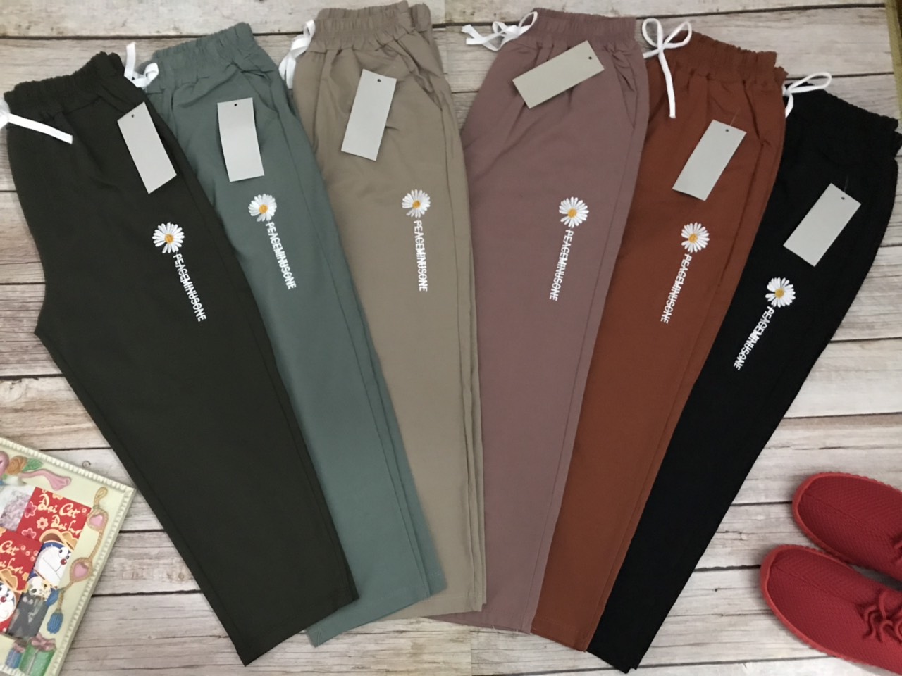 Quần baggy nữ, baggy mềm mịn