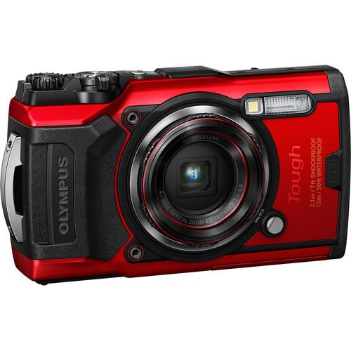 [Trả góp 0%]MÁY ẢNH OLYMPUS STYLUS TOUGH TG-6 ĐỎ