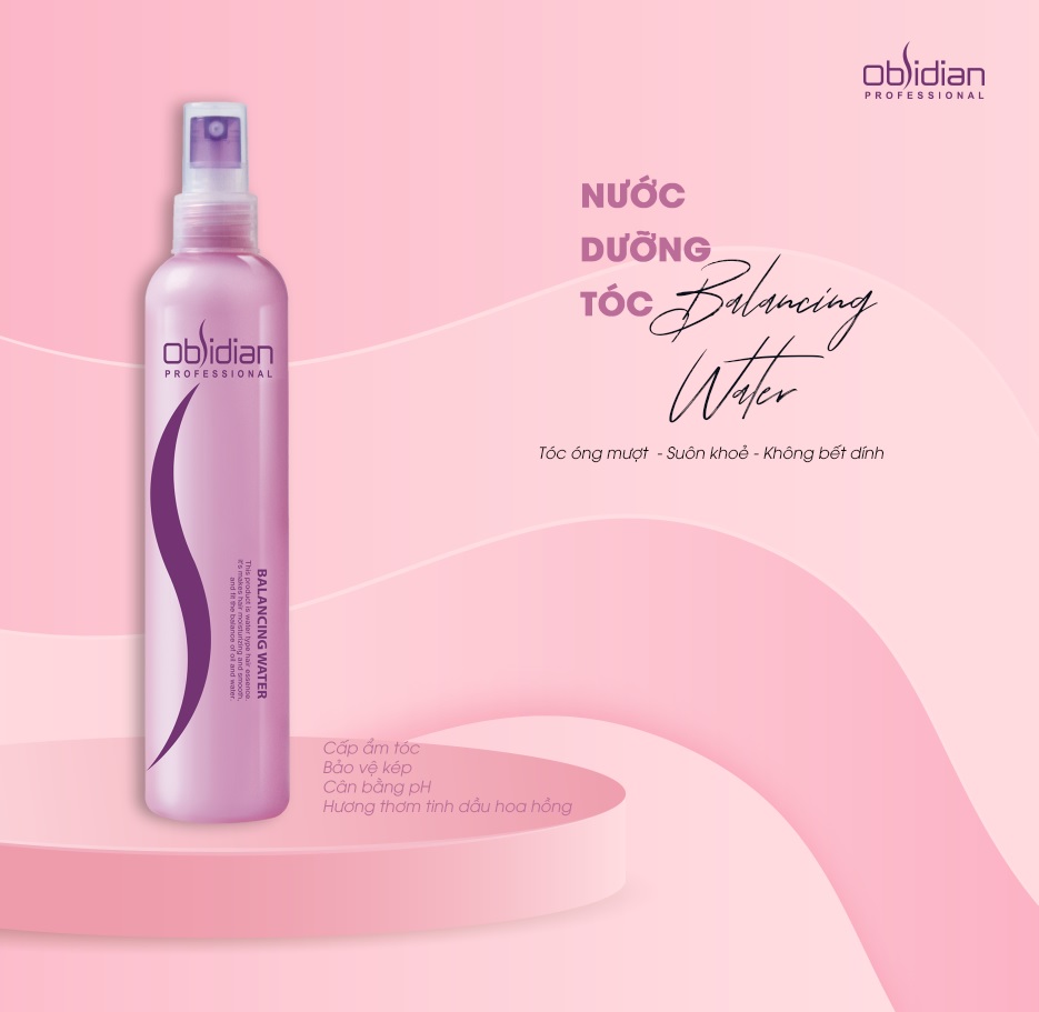 [HCM]Xịt Dưỡng Tóc Hoa Hồng Obsidian 250Ml