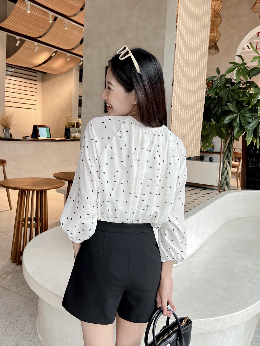 Áo MAYA- áo tay lỡ cổ tròn
