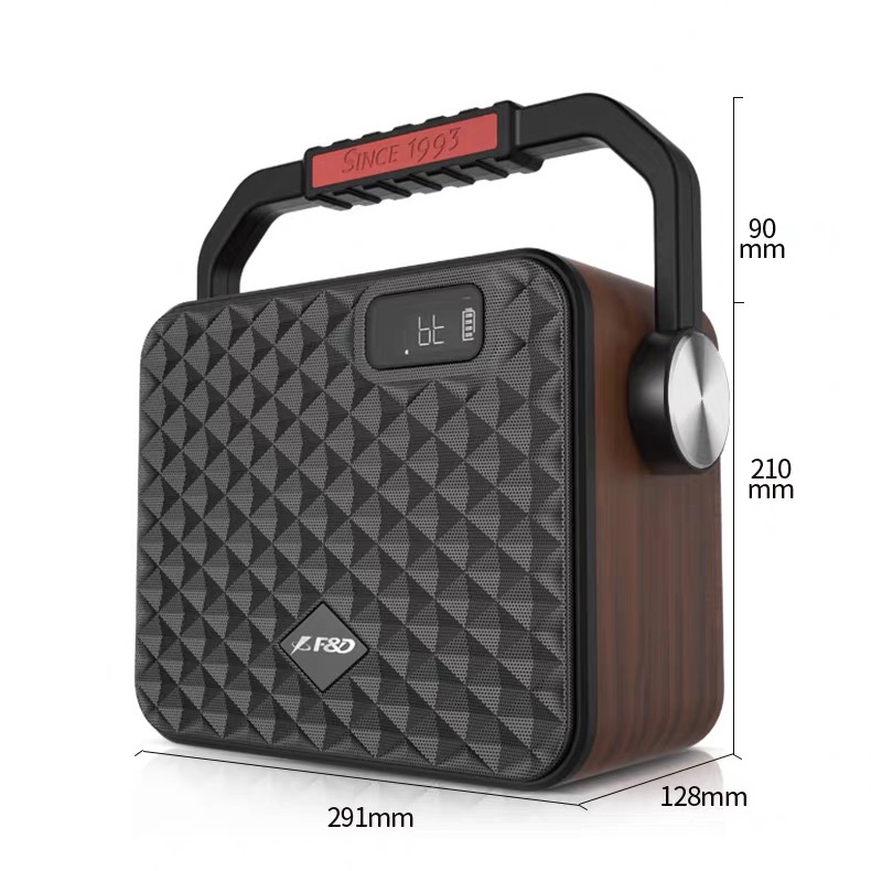 [HCM]Loa Karaoke Bluetooth F&D R19 + Tặng 1 Micro Không Dây Chất Lượng