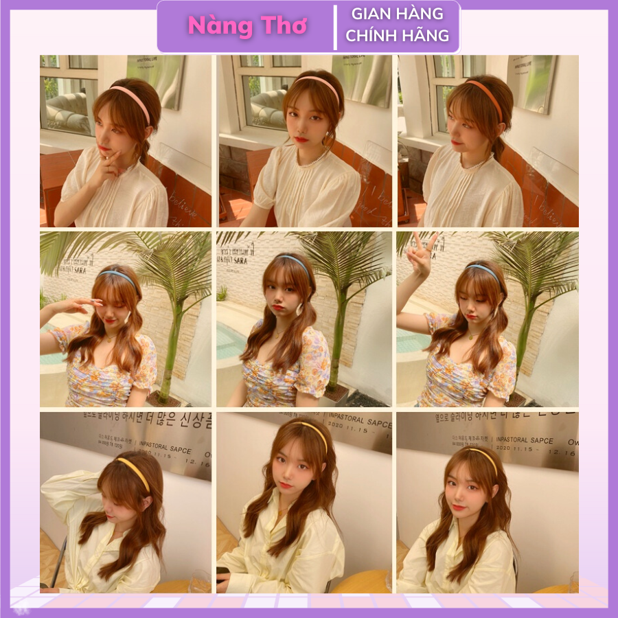 Cài Tóc Nhựa Bản To 1,2cm Cho Nữ