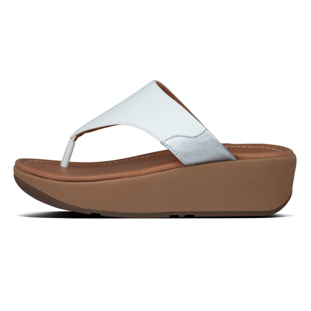 DÉP XỎ NGÓN NỮ FITFLOP BJ1-TRẮNG