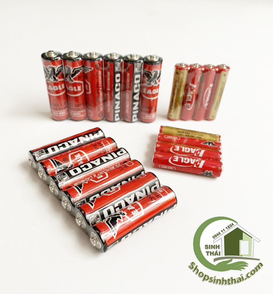Pin tiểu AAA (3A) và AA (2A) Pin Con Ó - Pinaco ( 4 viên )