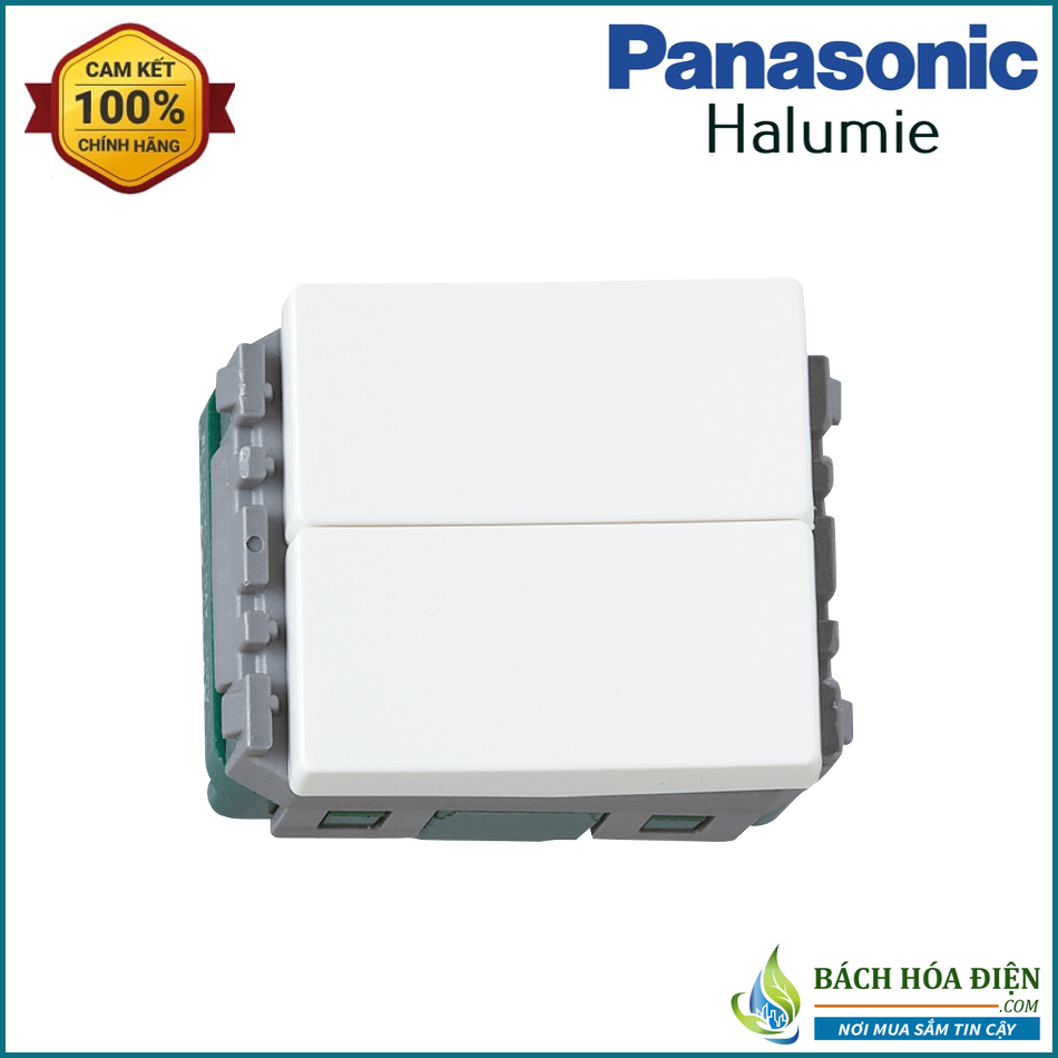 Công tắc 2 chiều loại đôi Panasonic Halumie WEVH5542-7