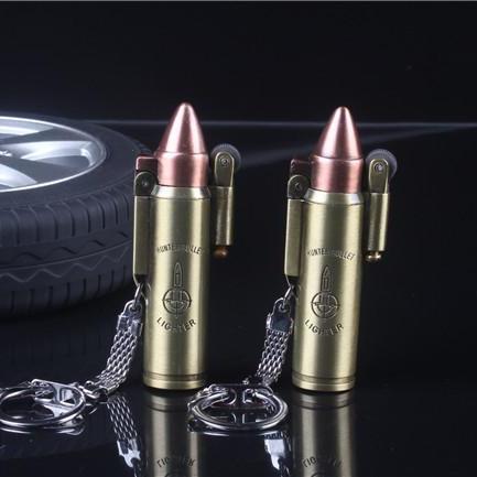 Bật Lửa Móc Khóa gas đá lửa khò kiểu APOLO độc đáo