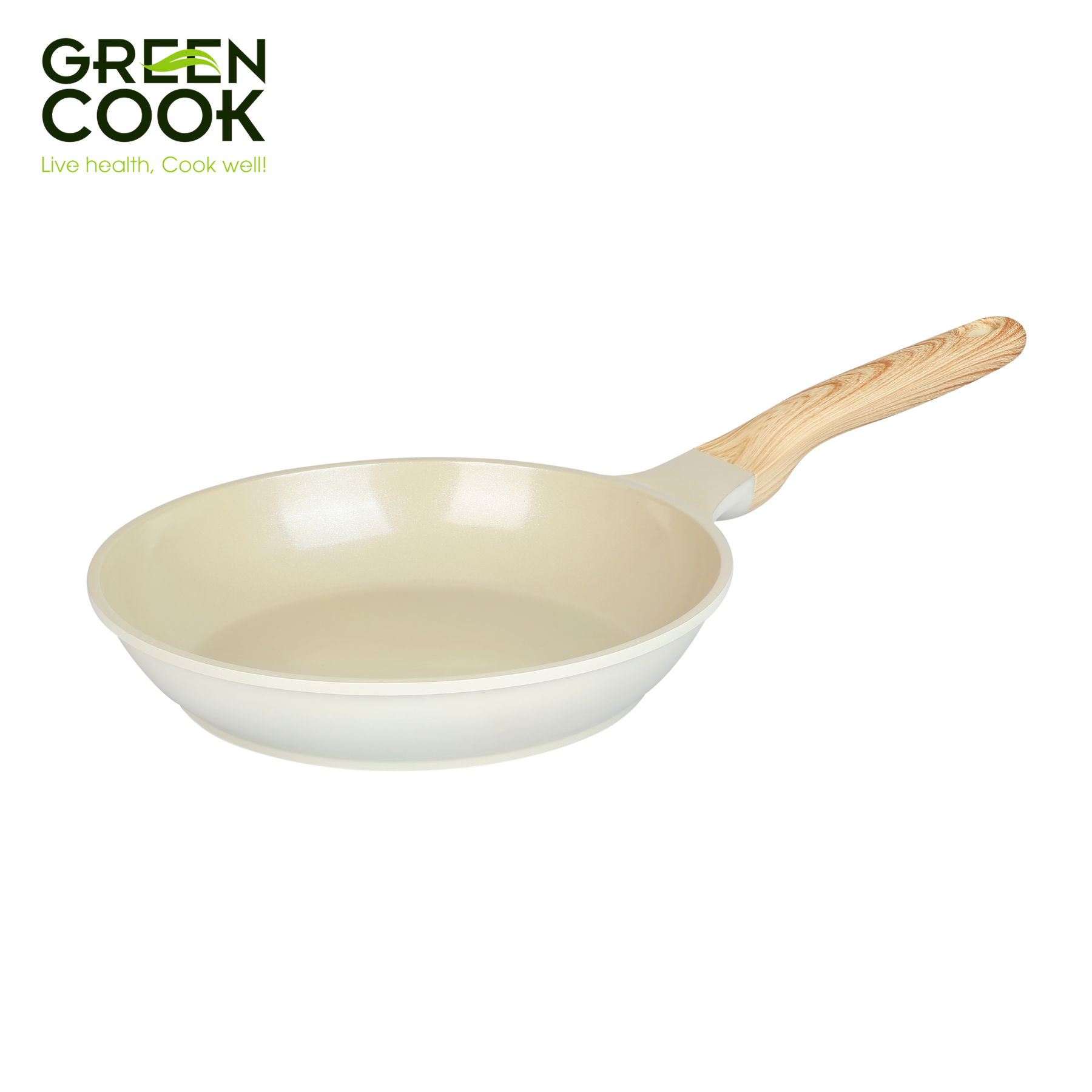 Chảo đúc Green Cook men gốm IVORY GCP233…