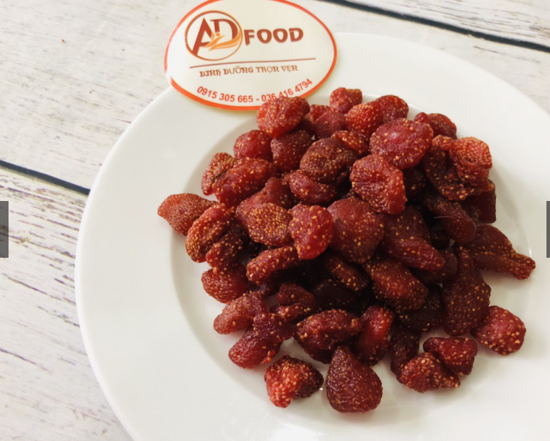 500g quả dâu tây Đà Lạt sấy dẻo