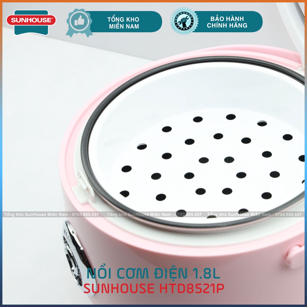 NỒI CƠM ĐIỆN 1.8L HAPPY TIME HTD8521P - FULLBOX