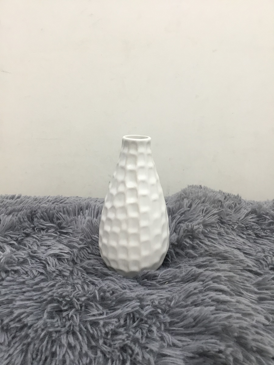 BÌNH TRẮNG BẦU 13.5 CM - GỐM SỨ VIỆT