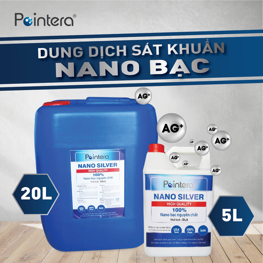 Dung Dịch Sát Khuẩn Nano Bạc Bình 5l