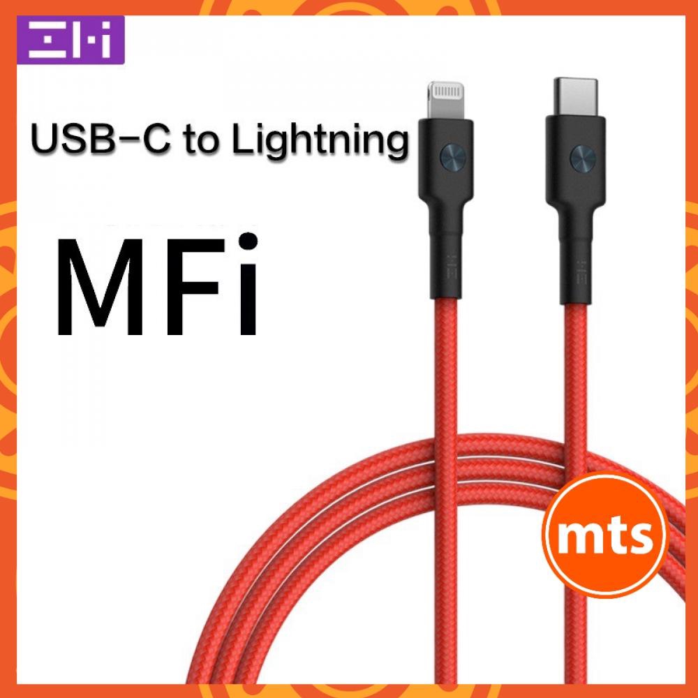 Cáp USB Type-C - Lightning Xiaomi ZMI AL-873 AL872 bọc vải Kevlar siêu bền Made for iPhone USB-C - Minh Tín Shop