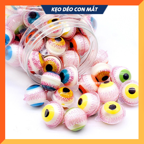 [Combo 5 viên] Kẹo dẻo con mắt/ vịt vàng Eyeball siêu HOT (Không nhân)