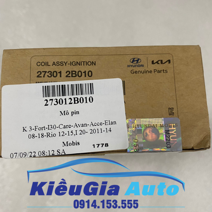 Mô bin đánh lửa Hyundai Elantra 2006-2022 Chính hãng