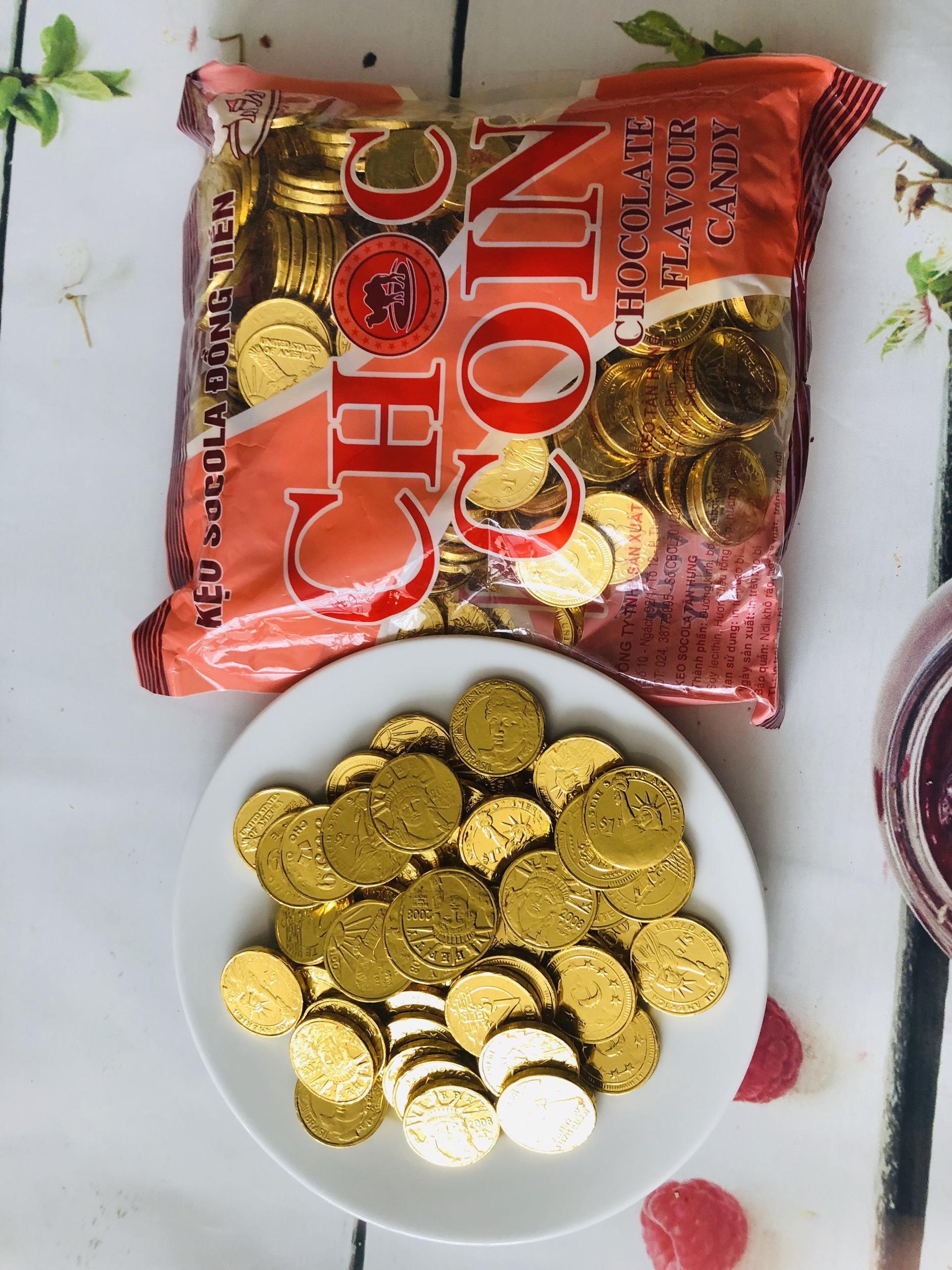 200g kẹo socola đồng tiền