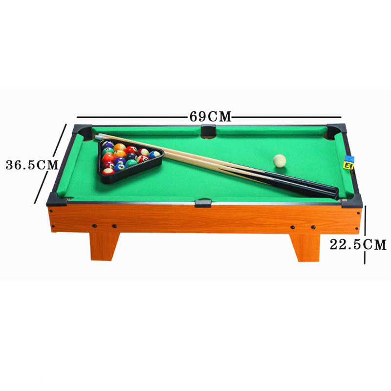 Đồ chơi bàn Bi-A  bằng gỗ kích thước 70x40cm Table Top Pool Table TTP-69