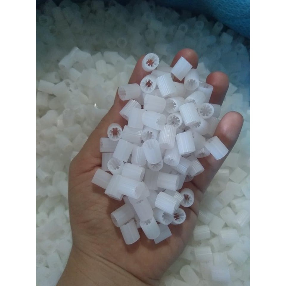 Hạt Kaldnes 500G Làm Vật Liệu Lọc Cho Hồ Cá Lọc Ngoài Thủy Sinh (Hàng Công Ty)
