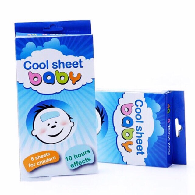 Dán hạ sốt cool sheet baby hộp 6 miếng