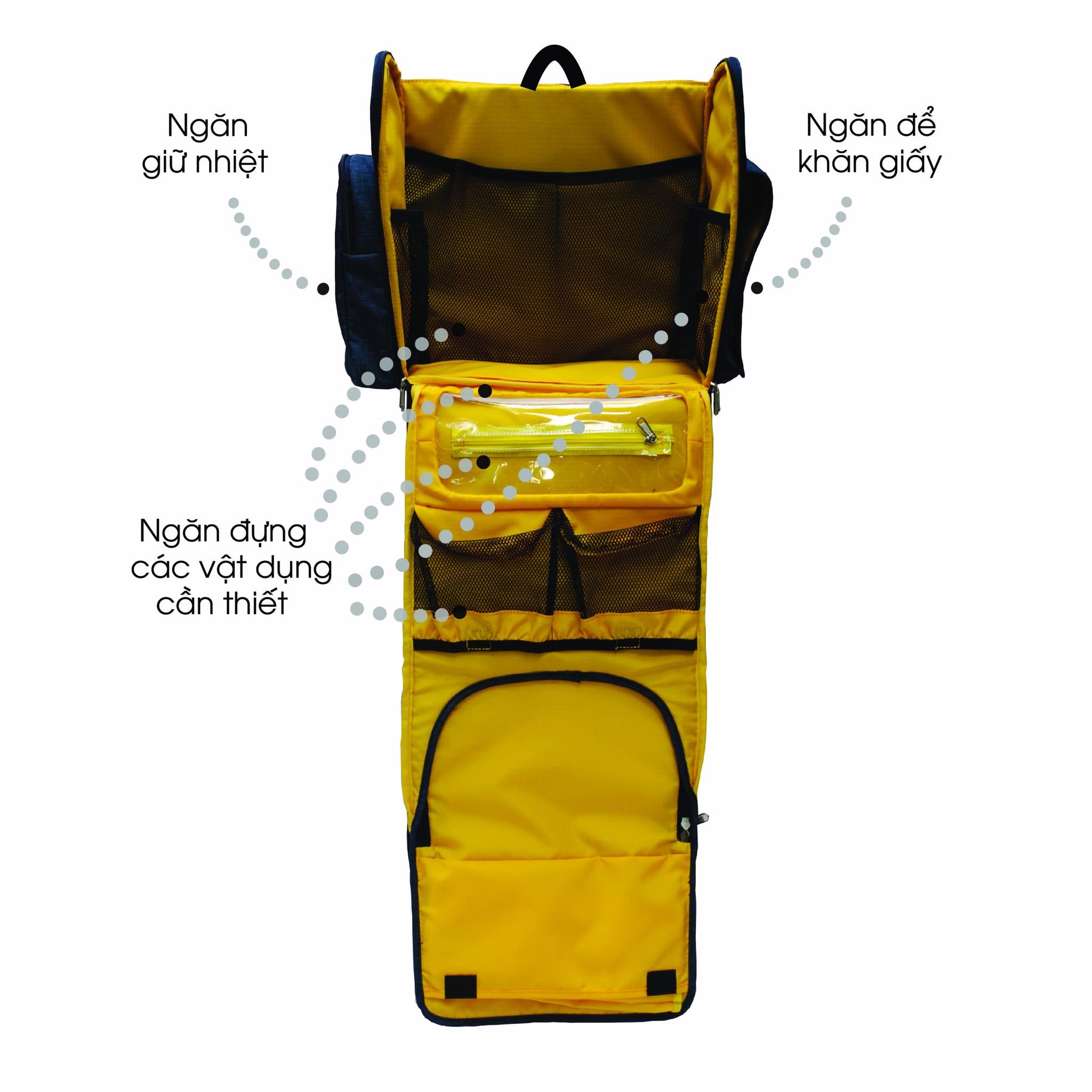 Túi Balo đựng Bỉm sữa Baby Phượt Beesmart