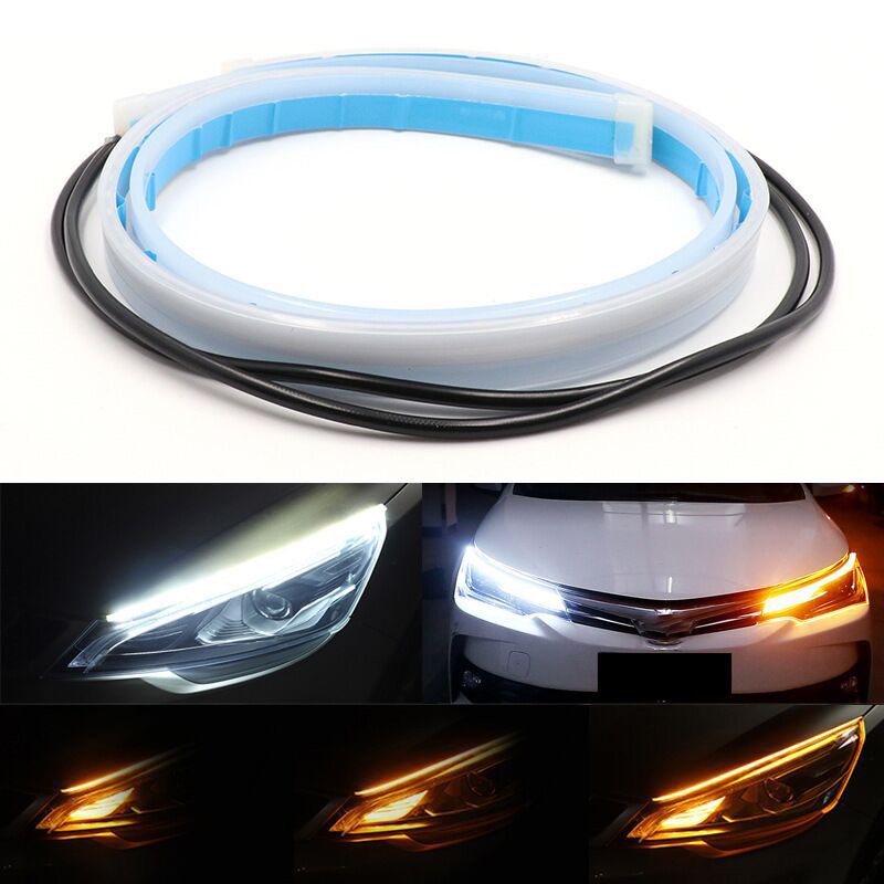 Led đuôi audi hộp 2 dây, led dẻo chạy audi cho xe máy, ô tô, mô tô - DC12v