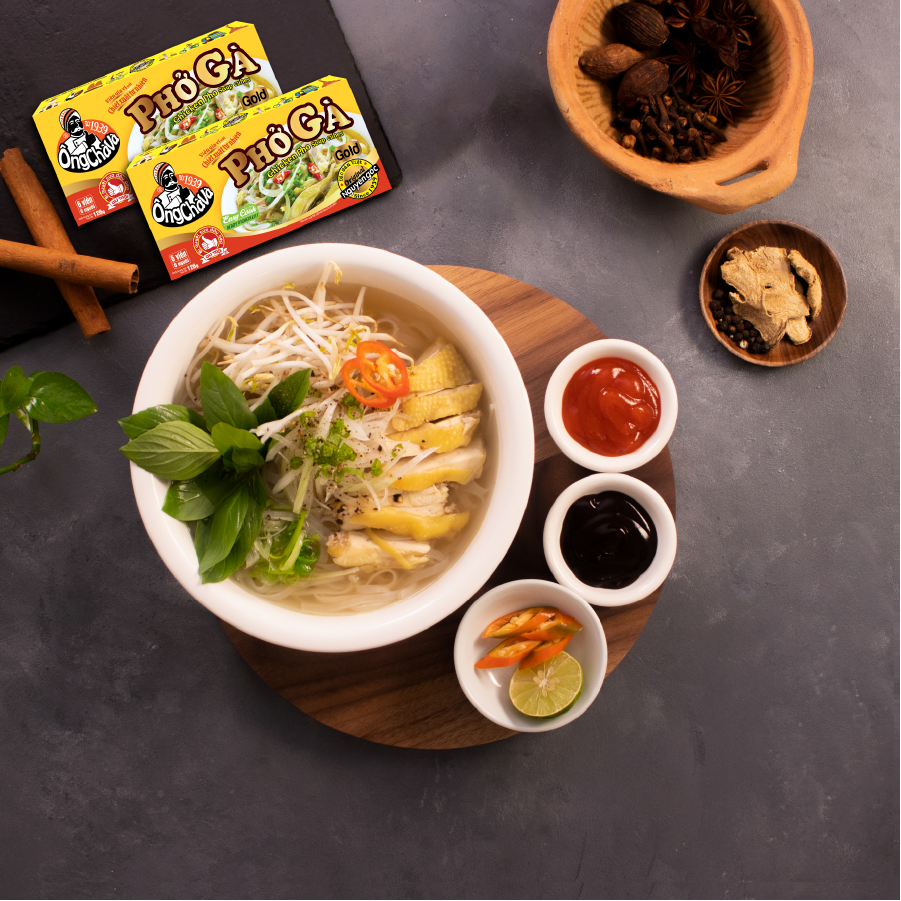 Viên Gia Vị Phở Gà Ông Chà Và 126g - Nấu Ngon Chuẩn Vị Không Cần Nêm Nếm