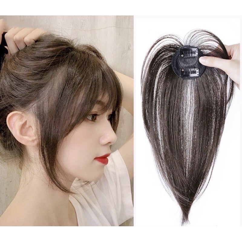 tóc giả mái 3d dệt bằng tóc hai kẹp