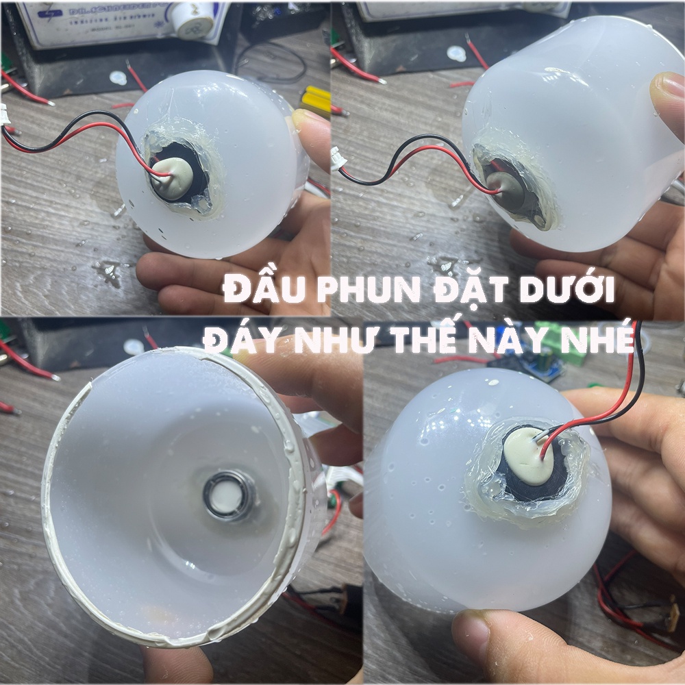 Combo Bộ mạch Phun Sương Siêu Âm 24V 20W