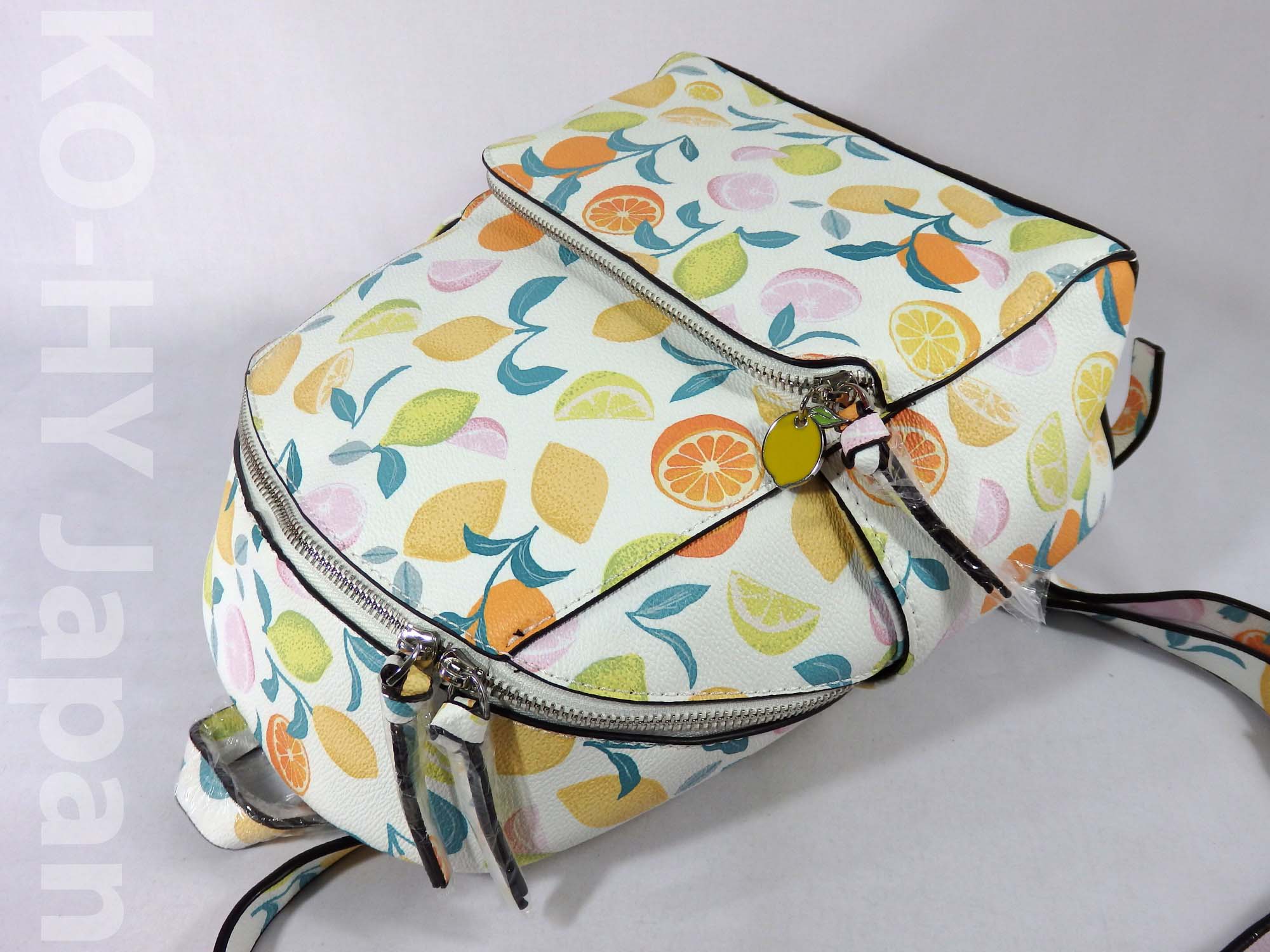 [HCM]Balo thời trang PARFOIS Fruit pattern backpack-white