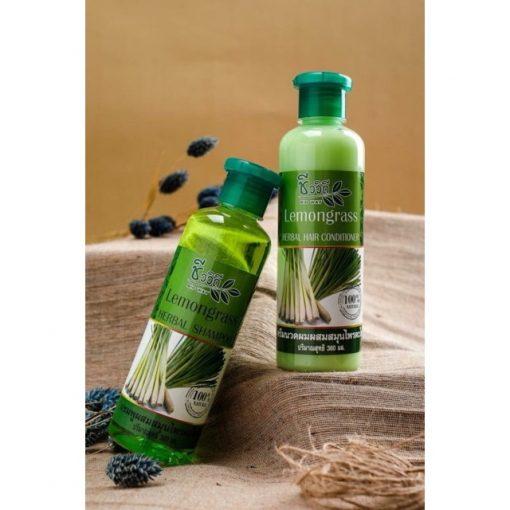 Bộ Dầu Gội Và Sả Tinh Dầu Sả Thái Lan