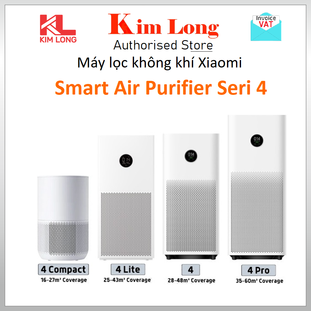 Máy lọc không khí Xiaomi 6 / 4 Pro / 4 / 4 Lite / 4 Compact Smart Air Purifier - Chính hãng Digiworld