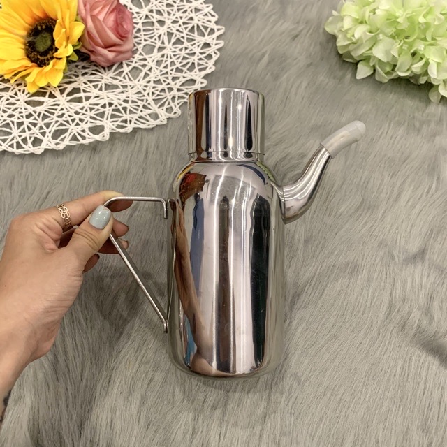 Bình đựng dầu/nước chấm inox 304 600ml