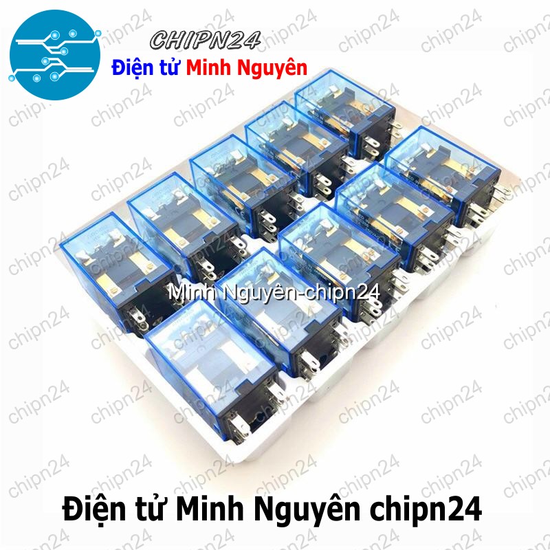 [1 con] (F200) Relay kiếng MY2NJ 8 chân 5A (HH52P AC220V/DC24V/DC12V) - [Chọn Loại] - HHH.00117