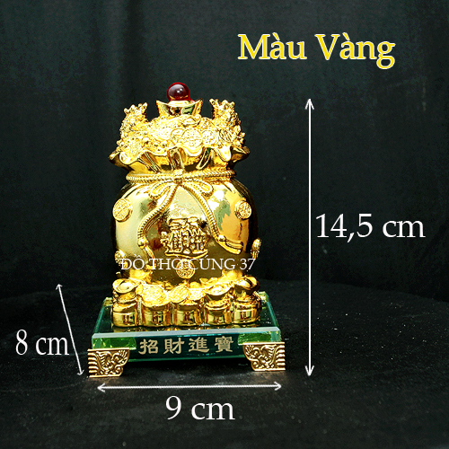Túi tiền vàng kim bảo phong thủy