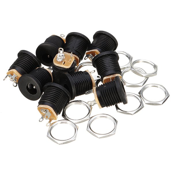Jack NGUỒN DC Cái Tròn 5.5x2.1mm Có Ốc Vặn