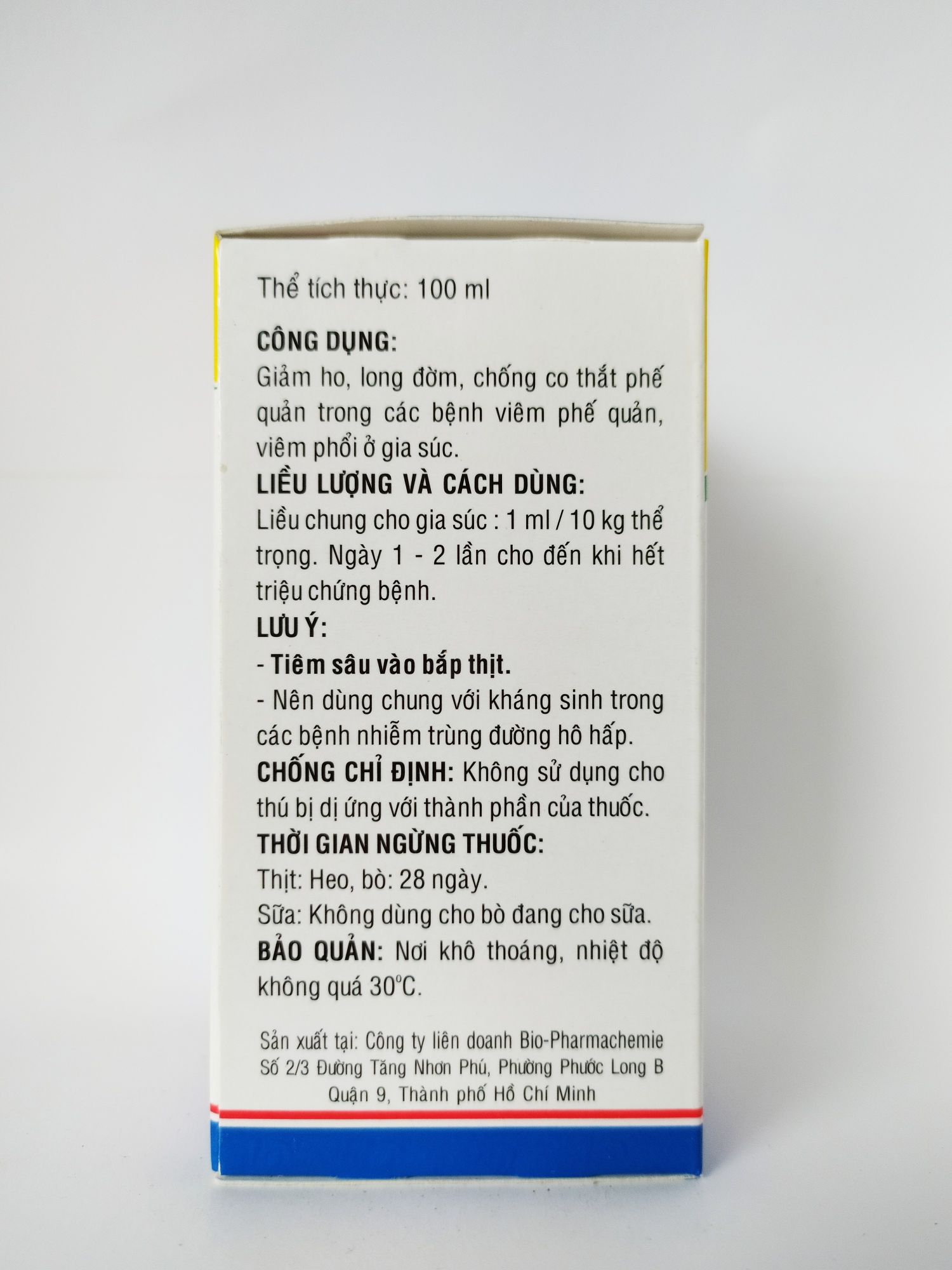BIO BROMHEXINE CHAI 100ML (TAN ĐỜM BROM BROME)