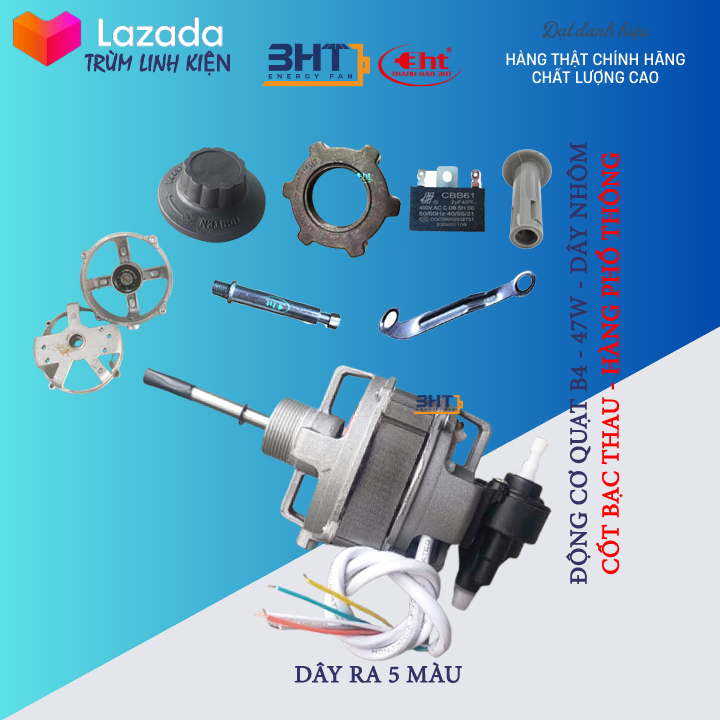 MOTER B4-47W / 220V FULL PHỤ KIỆN