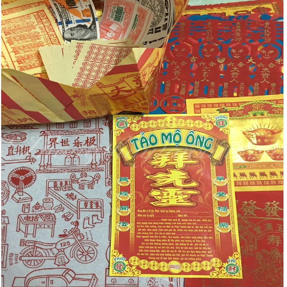 Giấy cúng Tảo mộ Ông Bà (đầy đủ)