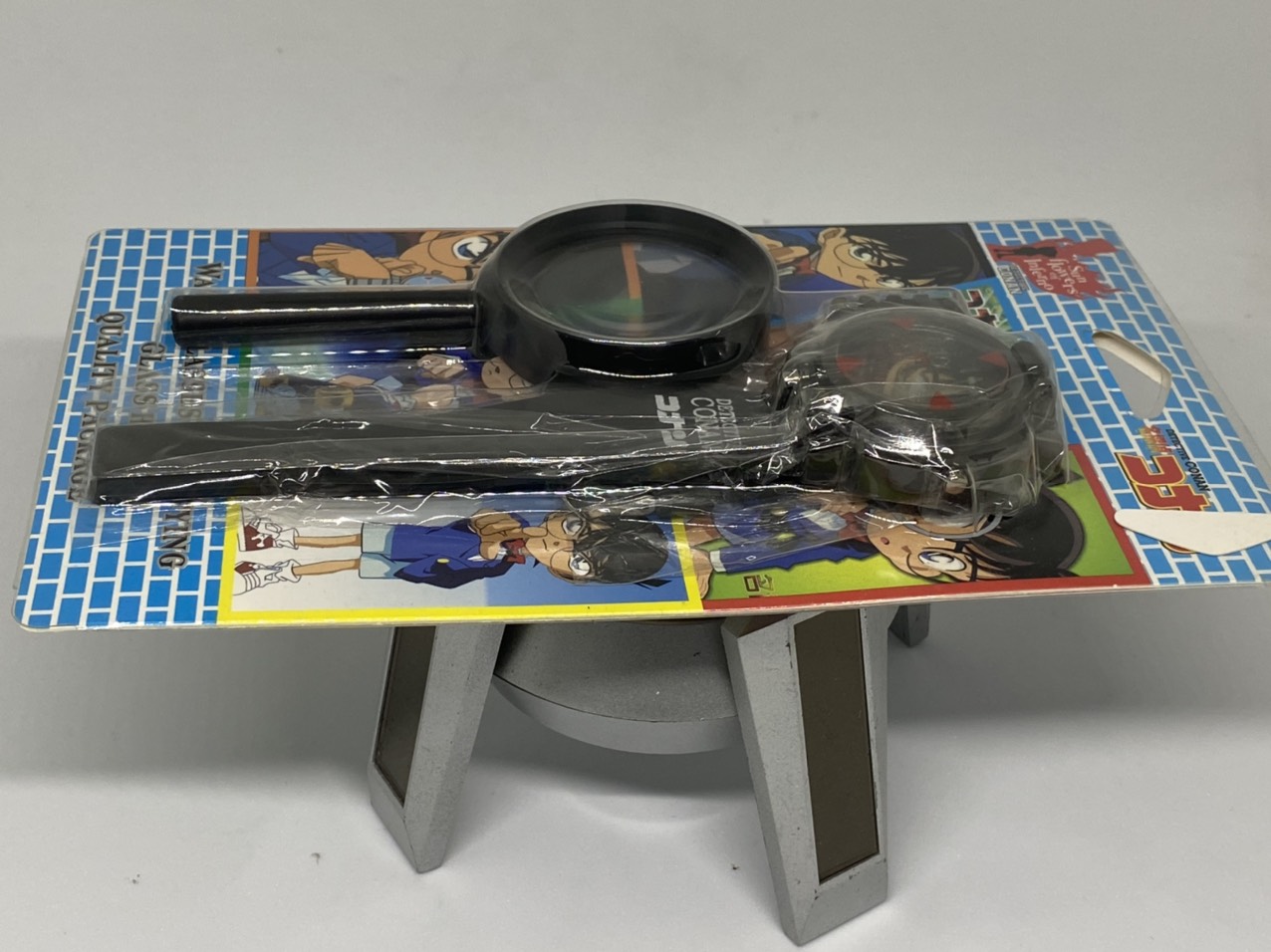 Đồng hồ bé trai Conan mới Combo Kính lúp