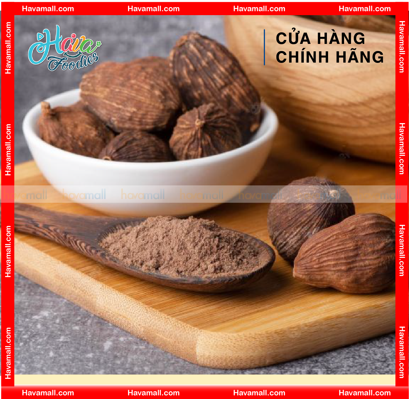 [HOÀN TIỀN MAX 10%]Bột Thảo Quả Đen Havafood – Black Cardamom