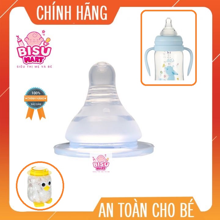 Núm vú cổ rộng silicon siêu mềm Aki Size S, M, L, Y